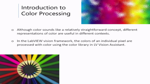 Introduction to Color Processing