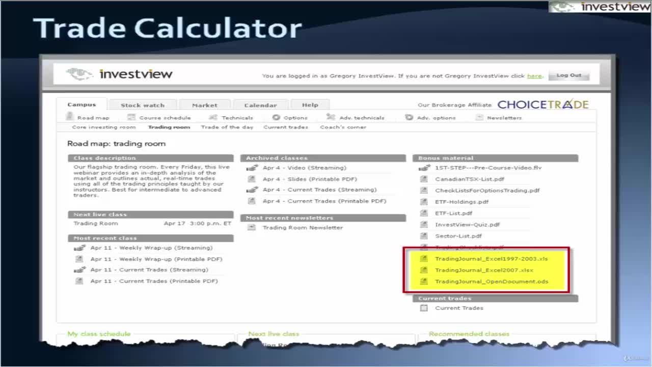 How to use a trading calculator.