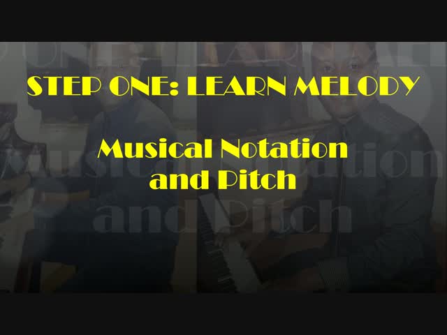 Learn Melody - Musical Notation and Pitch - Treble Clef Notes