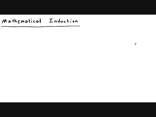 Mathematical Induction