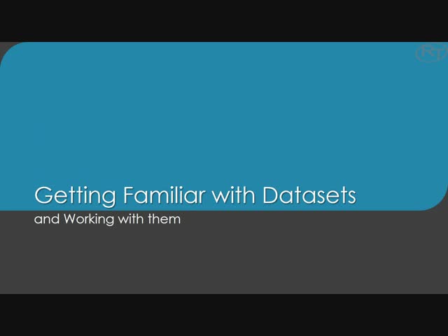 R Datasets and Dataframes