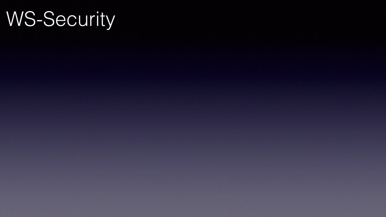 SOAP WS Security Introduction