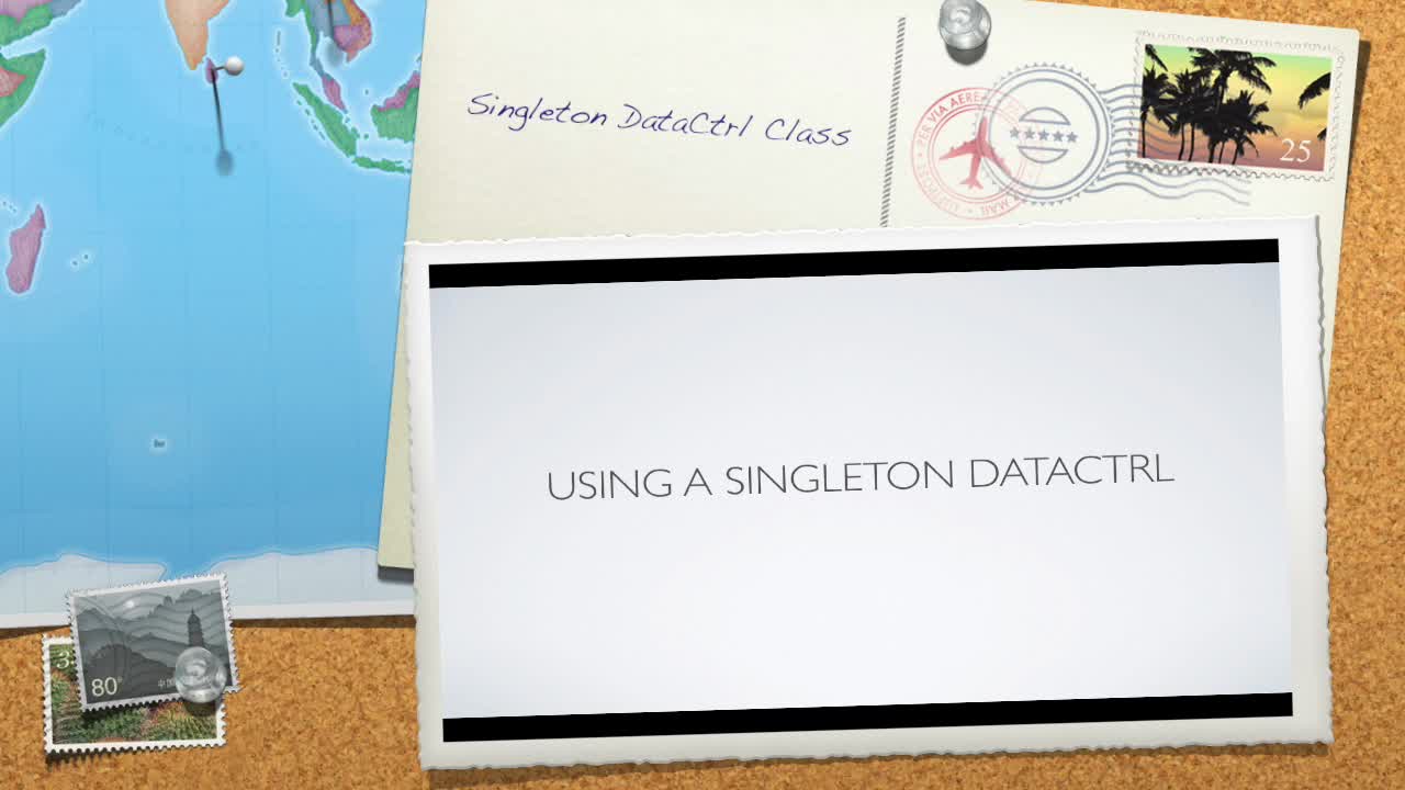 Creating A Singleton DataCtrl Class