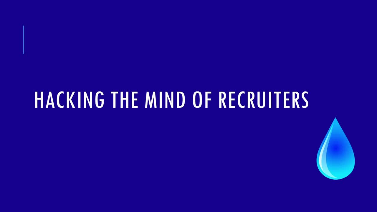 Hacking the Mind of Recruiters
