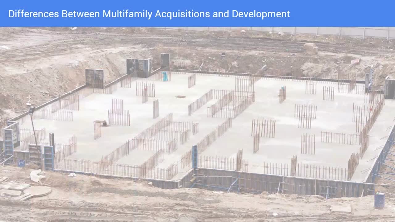 Multifamily Acquisitions vs. Development
