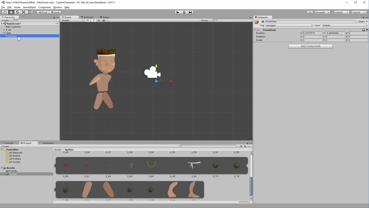 Setting Up Pivot Points and Assembling Character - Part 2