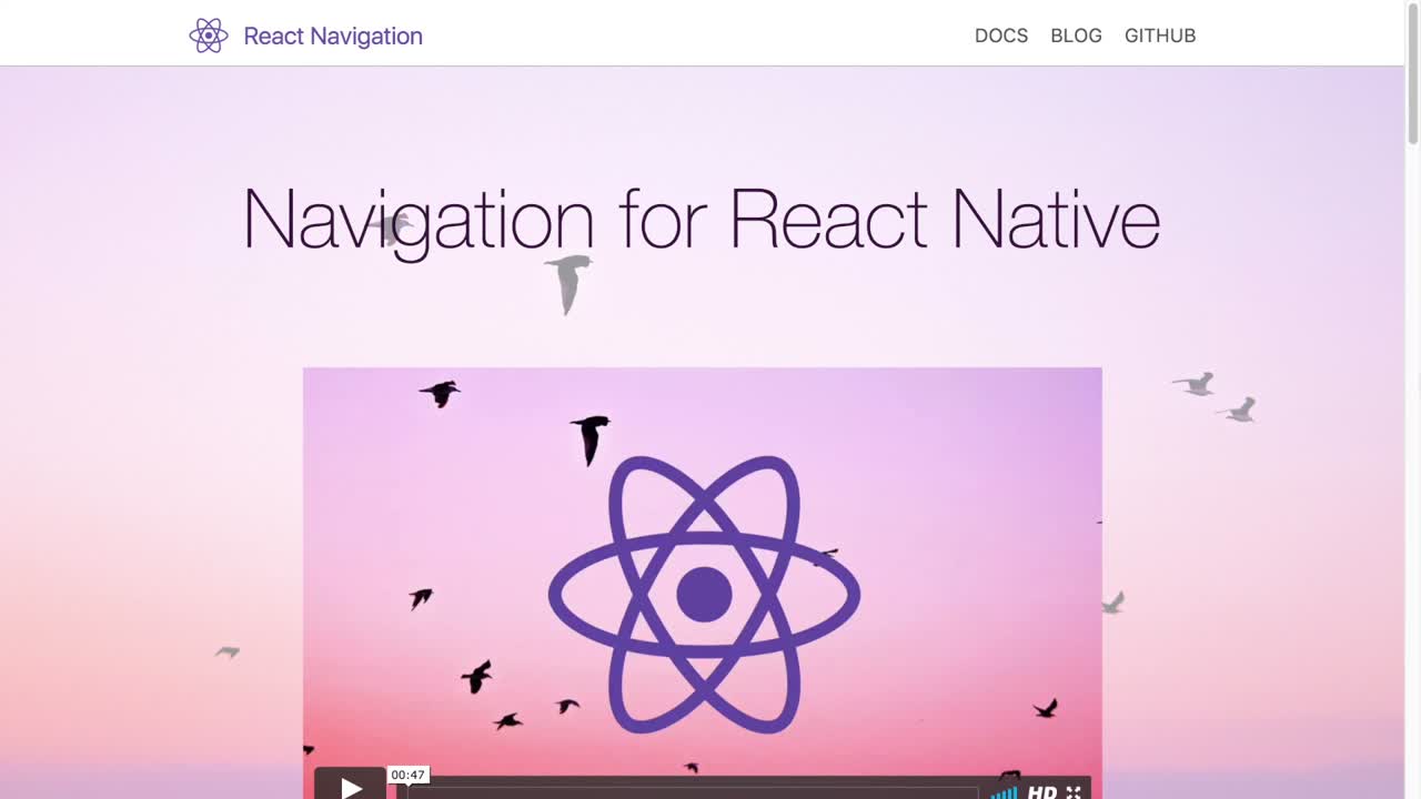 Overview of and Installing React Navigation