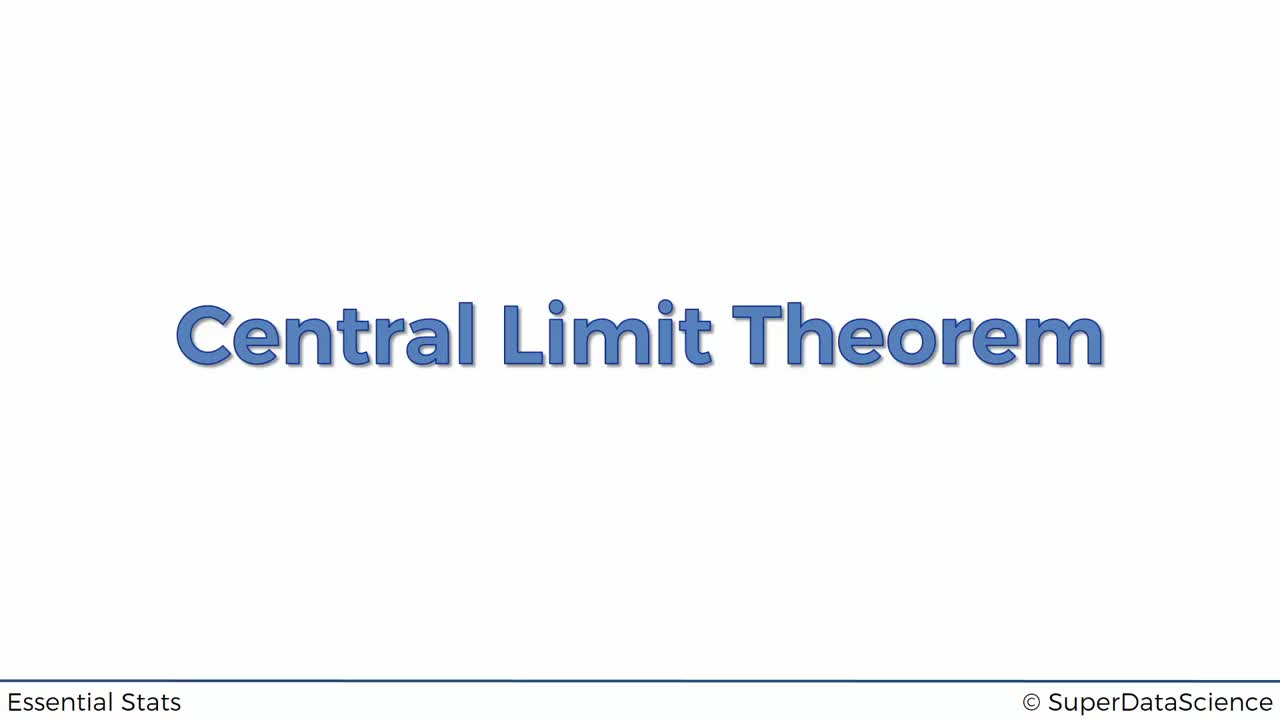 Central Limit Theorem