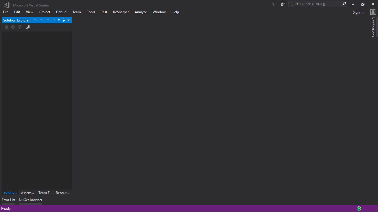 Setting Up a Unit Testing Project