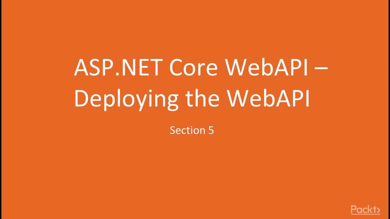 Deploying Your WebAPI on Azure through Visual Studio