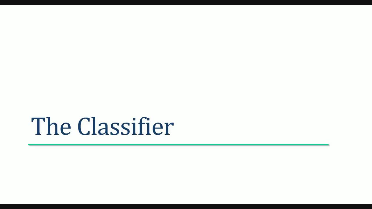 The Classifier and Decision Boundary