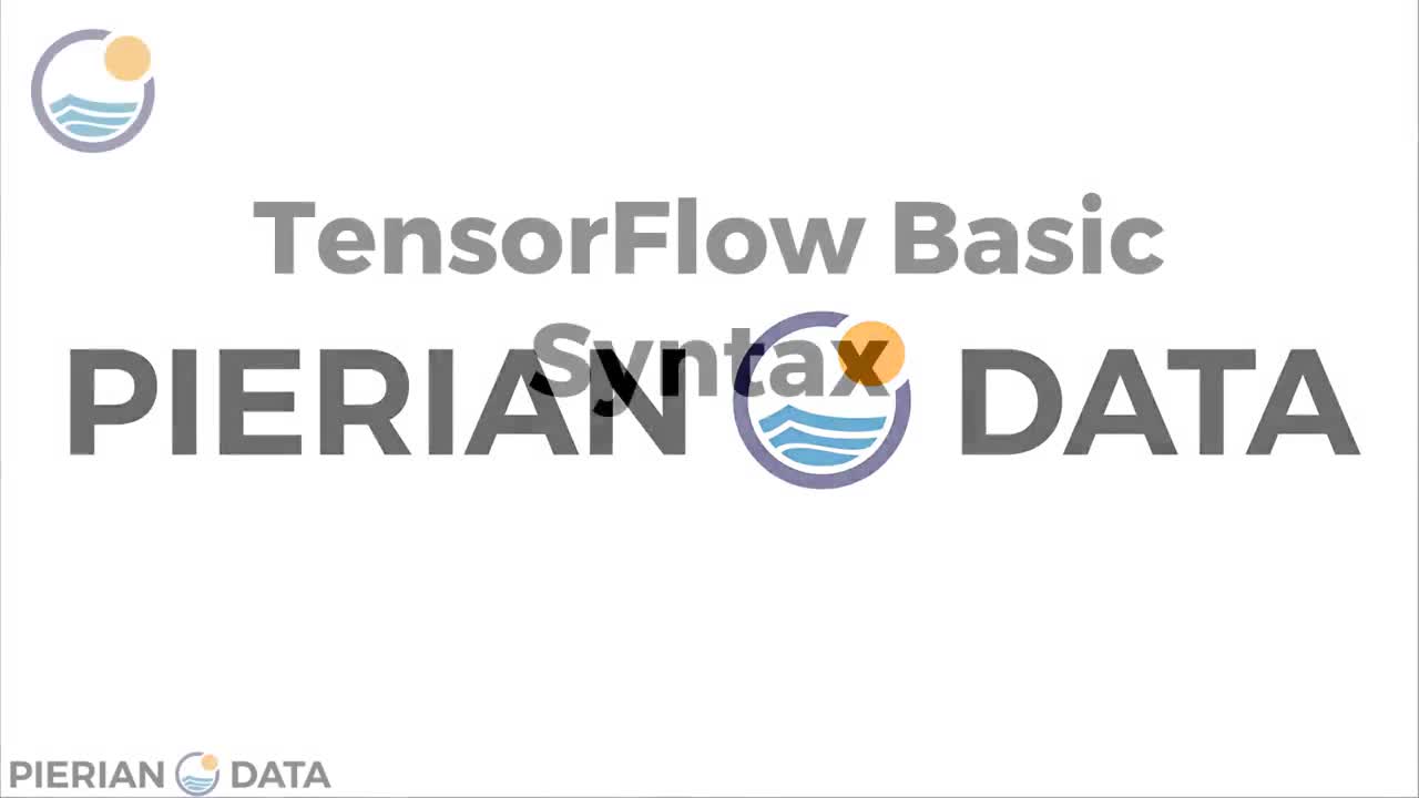 TensorFlow Basic Syntax