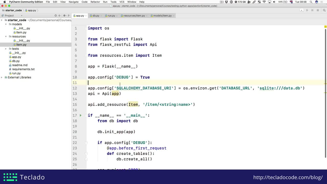Unit testing a REST API
