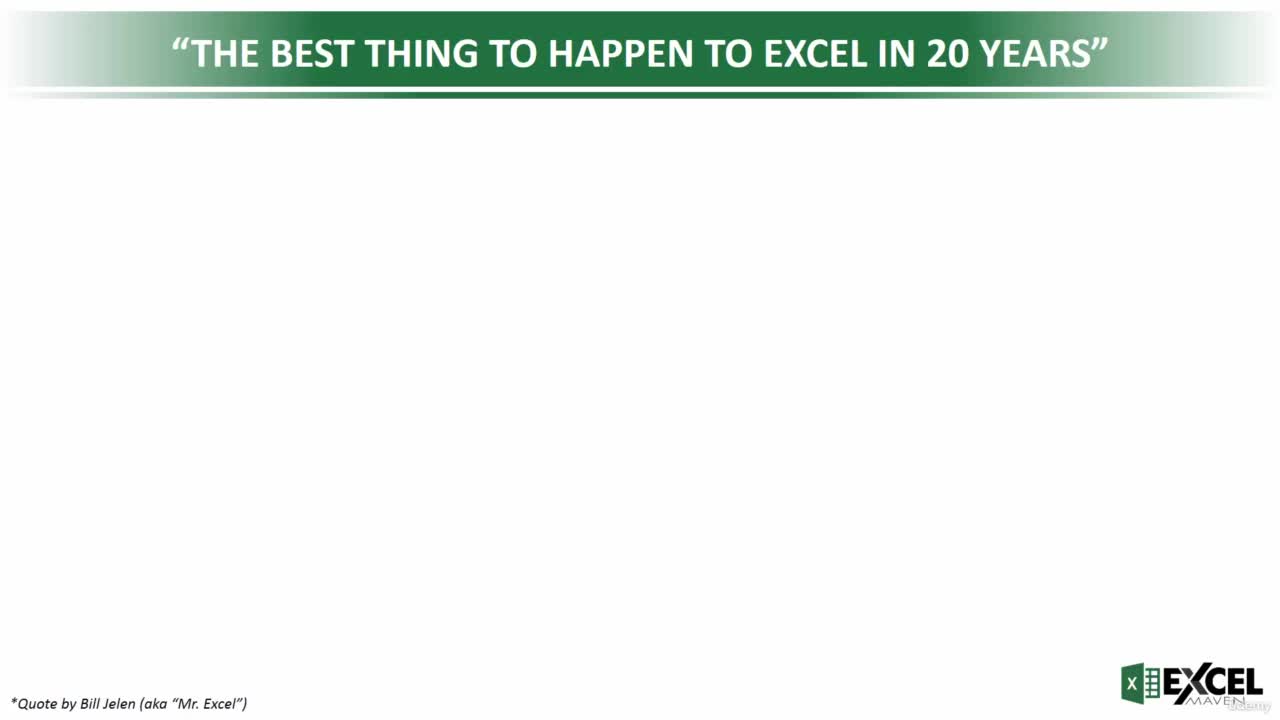 Power Query + Power Pivot: "Best Thing to Happen to Excel in 20 Years"