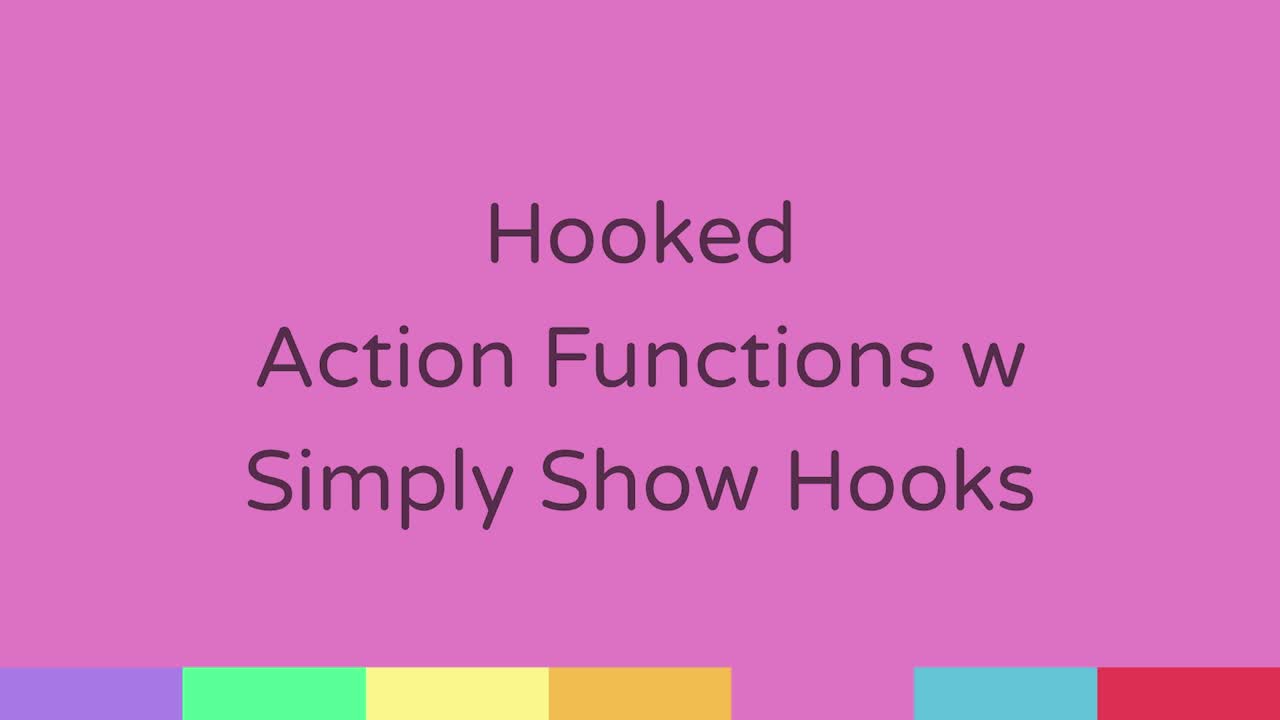 Exploring Action Hooks with Simply Show Hooks Plugin