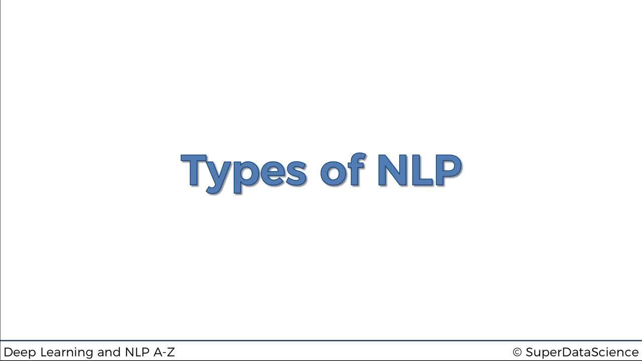 Types of Natural Language Processing