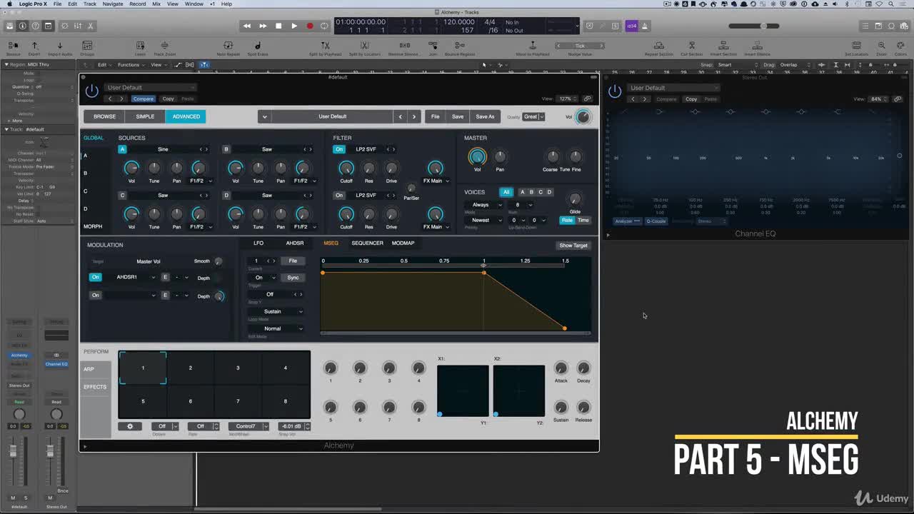 MSEG - Multistage envelope generator