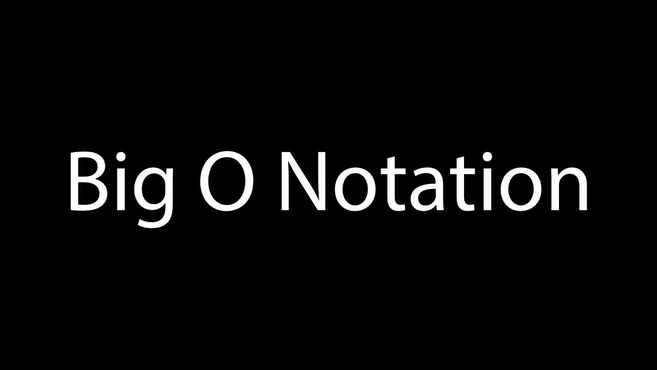 What is Big O Notation?