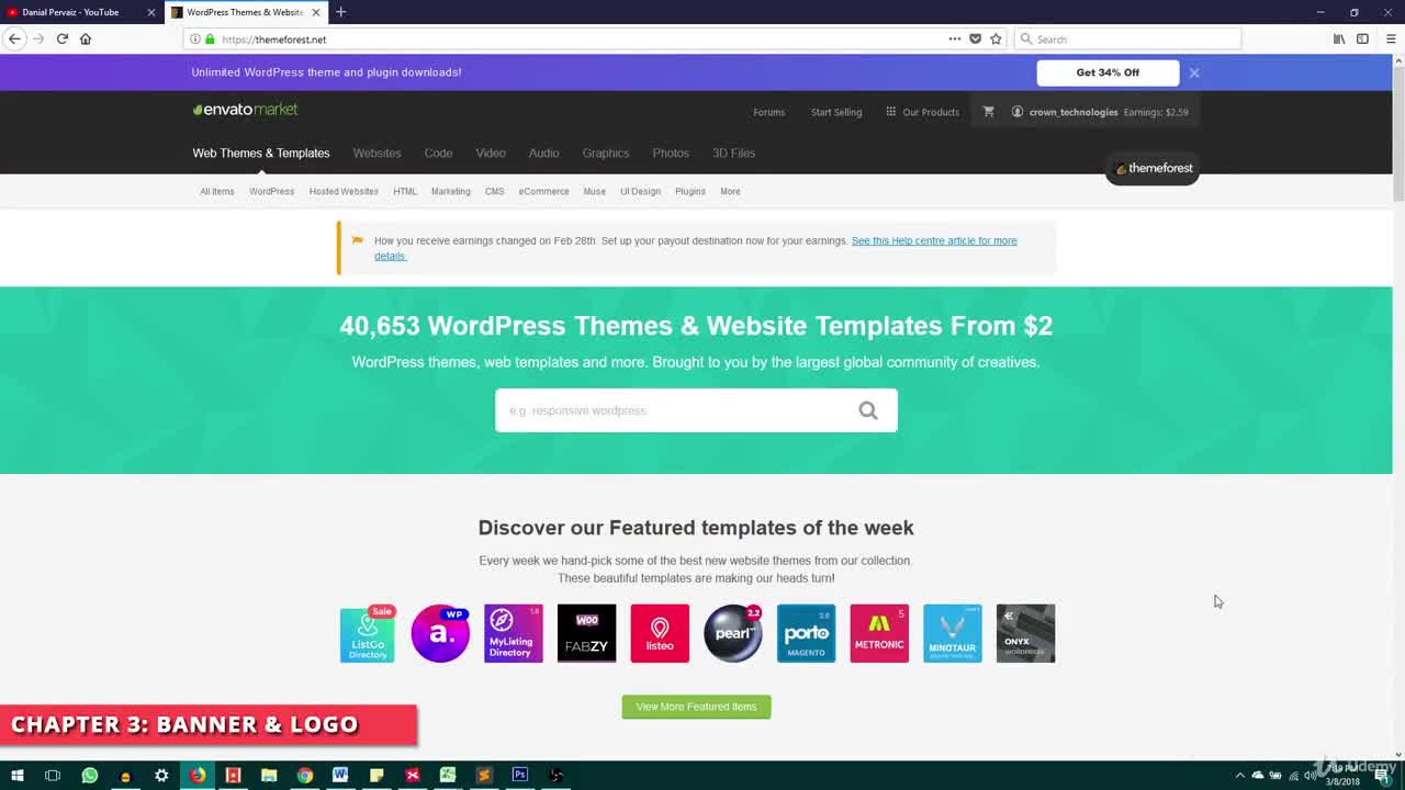 Creating YouTube Banner & Logo for your Channel