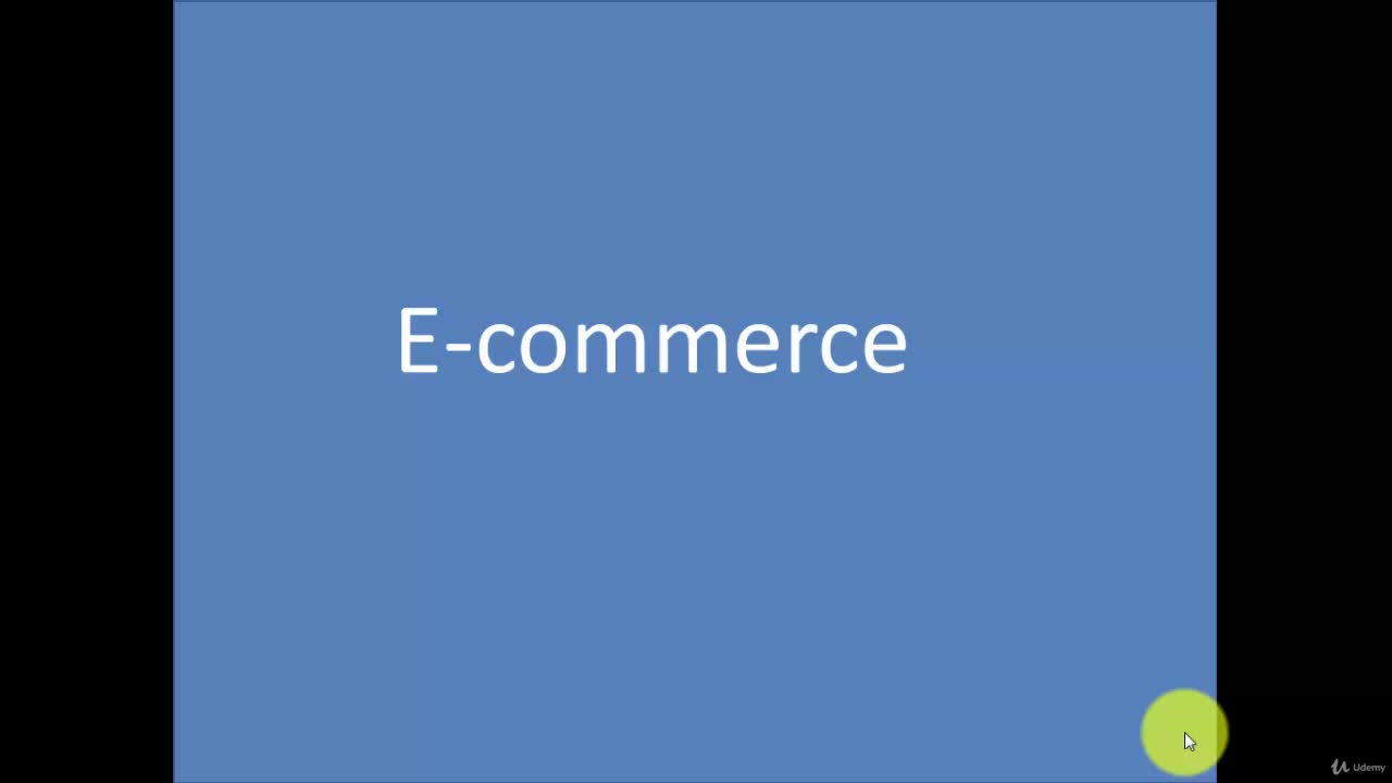 E-commerce financial model - basic version