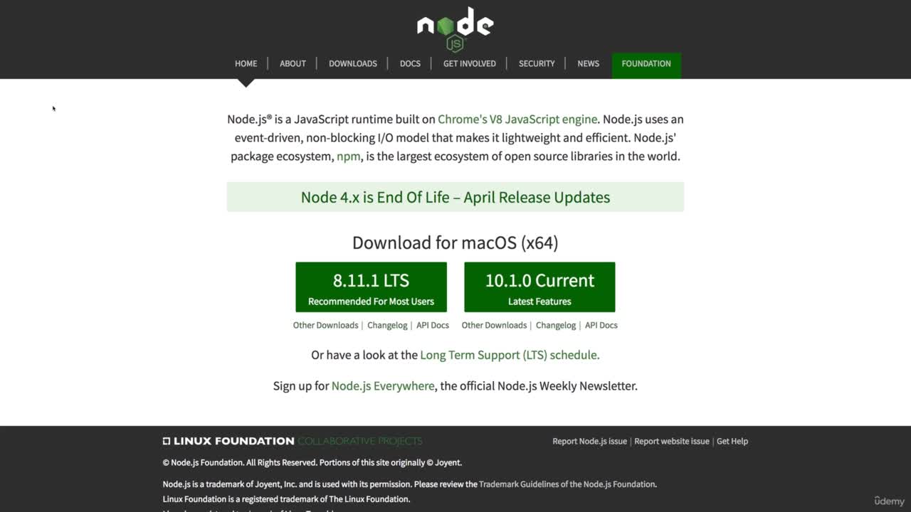 Installing Node & the Angular CLI