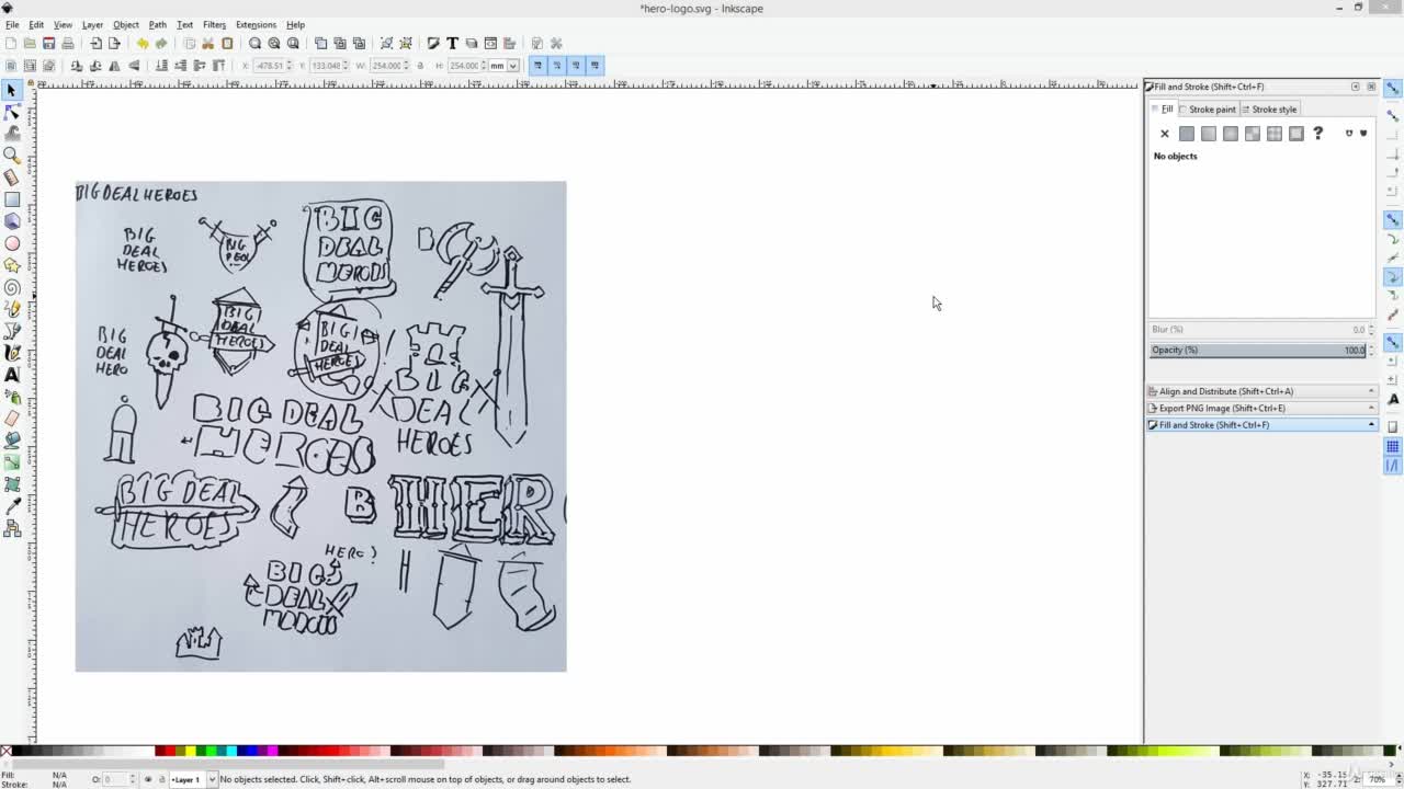 Cartoon fantasy RPG game logo design -Part 1