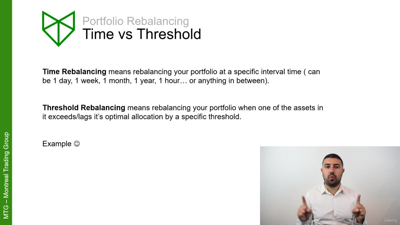 Time vs Threshold rebalancing