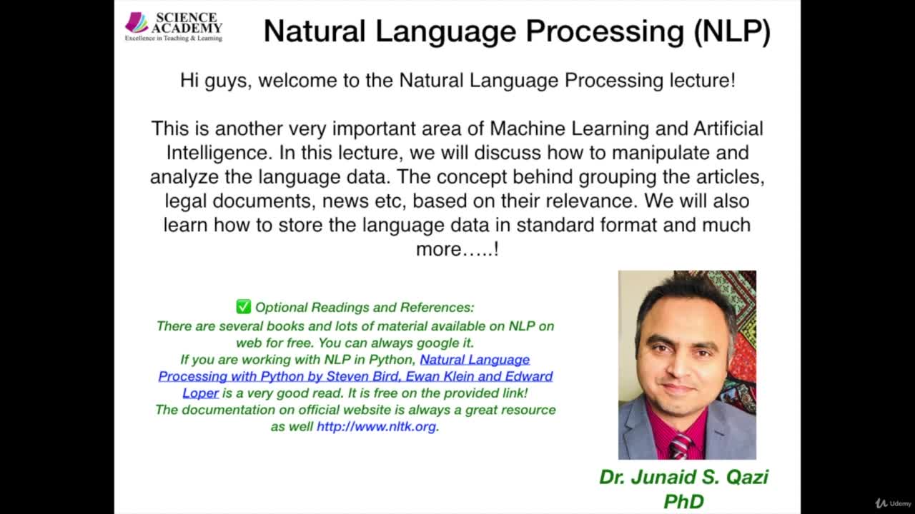 Natural Language Processing (NLP) - (Theory Lecture)