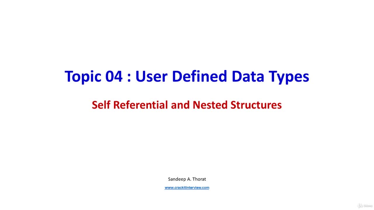 Self Referential and Nested Structures