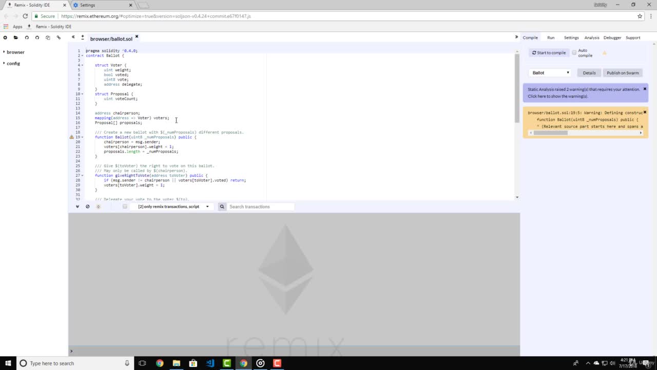 REMIX PRACTICE: Creating First Smart Contract With Solidity And Remix