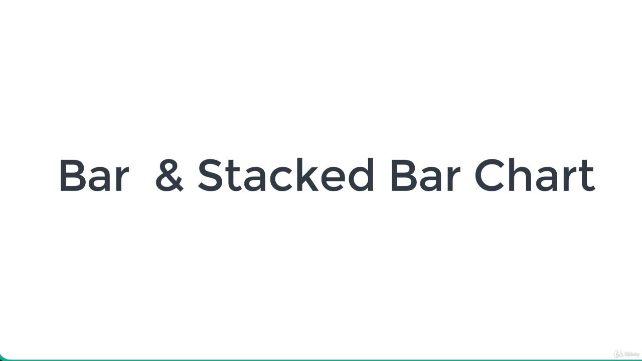 Create basic charts: Bar, Stacked Bar, Line & Scatter