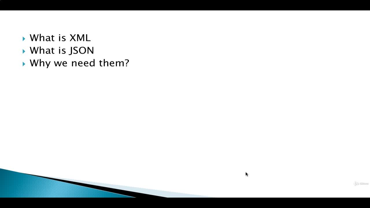 Introduction to XML & JSON