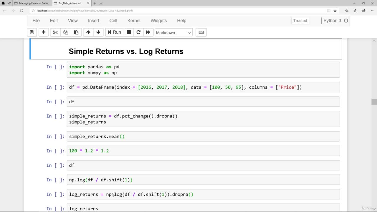 Simple Returns vs. Log Returns