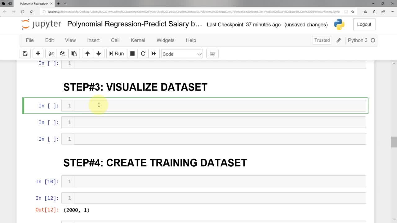 Poly Regression - Visualize Data
