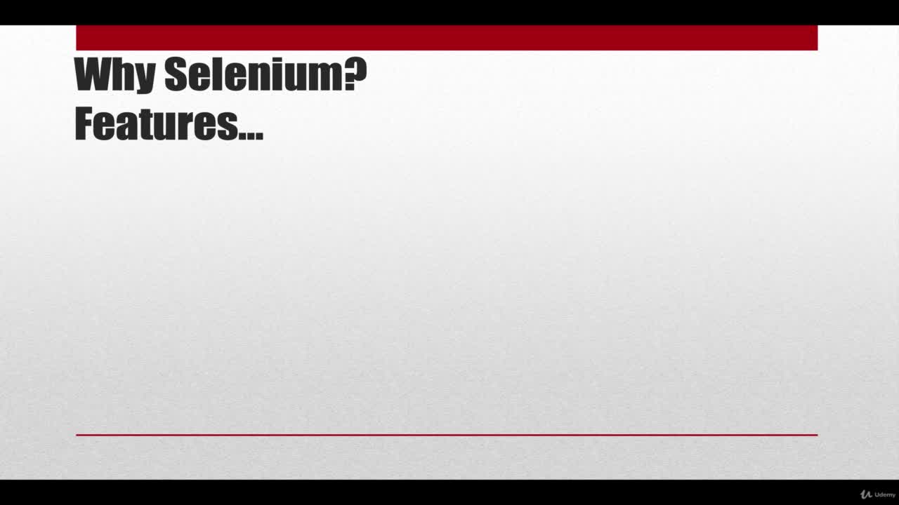 Why Selenium?